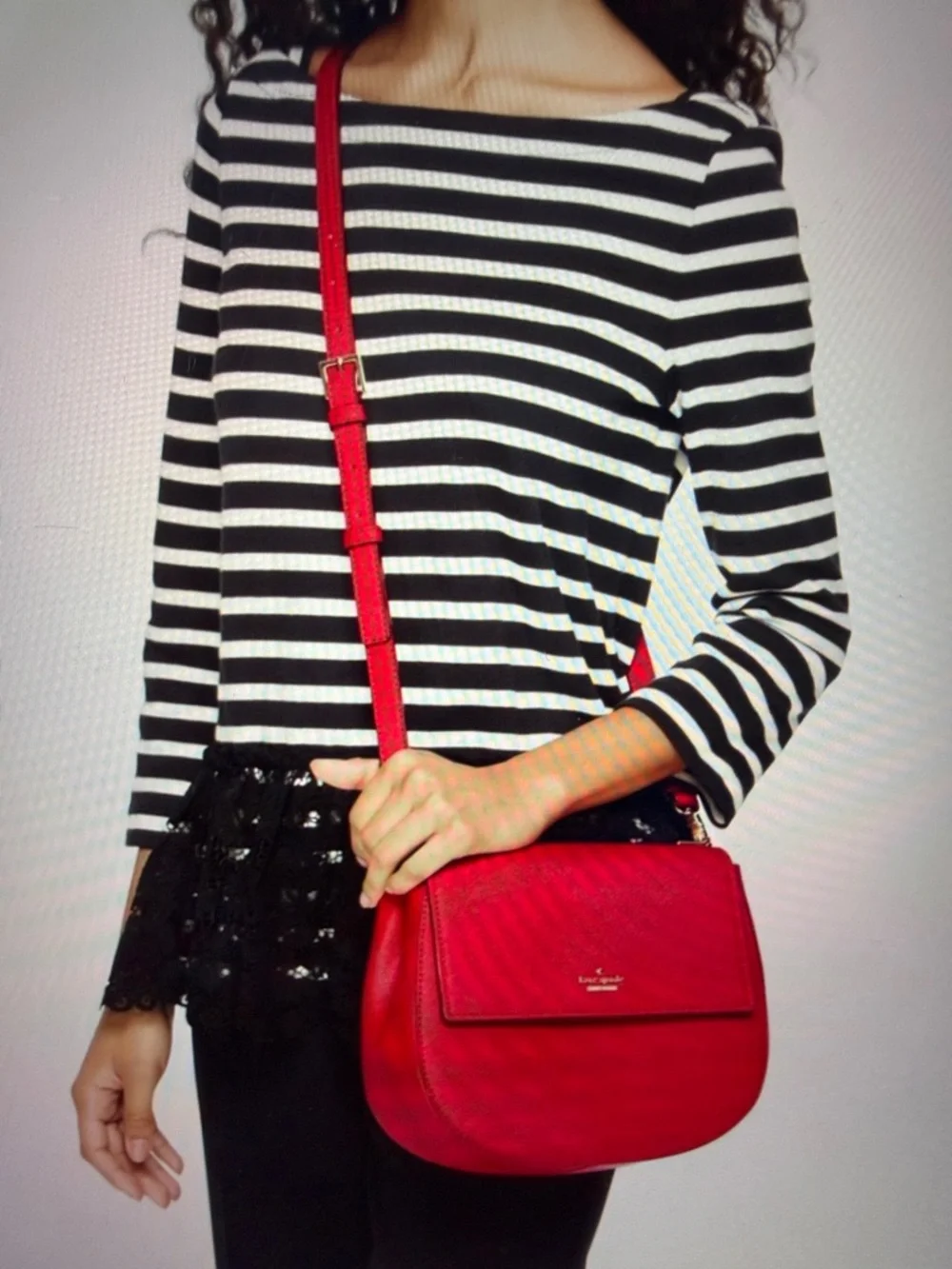 Kate Spade Saffiano Laather Crossbody Bag